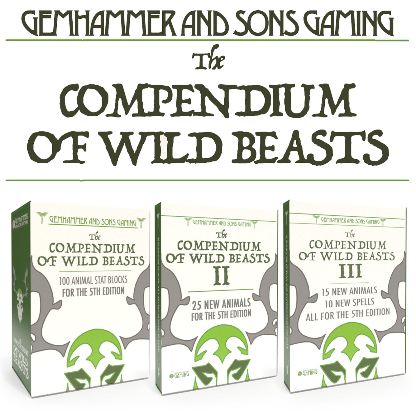 The Compendium of Wild Beasts Mega-Bundle!