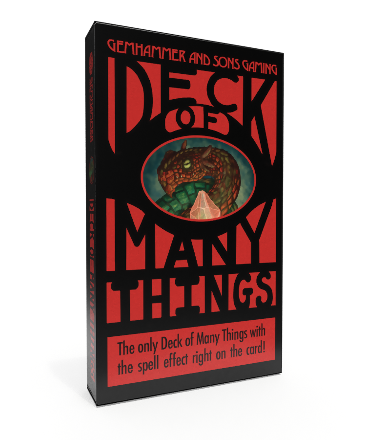 D&D 5E: THE DECK OF MANY THINGS - Illusive Comics