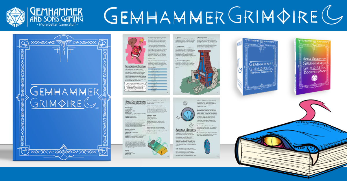 Gemhammer Grimoire Spell Cards: Spell Booster – and
